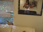 Amateur college teen stripping in mirror self shot video